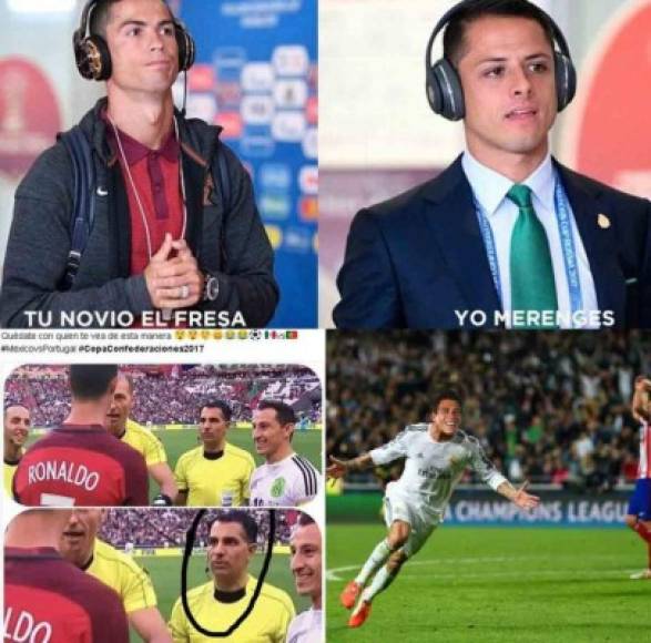 Mexicanos y portugueses igualaron 2-2 y los memes sobre el juego no se podrían quedar atrás.