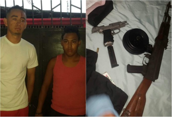 Decomiso de armas y detenidos dejan allanamientos en Choloma