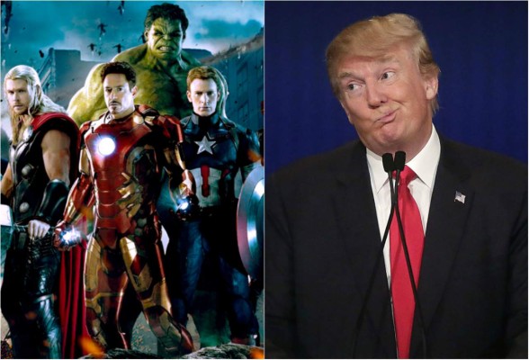 Los Vengadores se unen para salvar al mundo de ¿Donald Trump?
