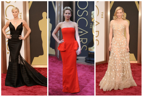 Las mejor vestidas de los premios Oscar 2014