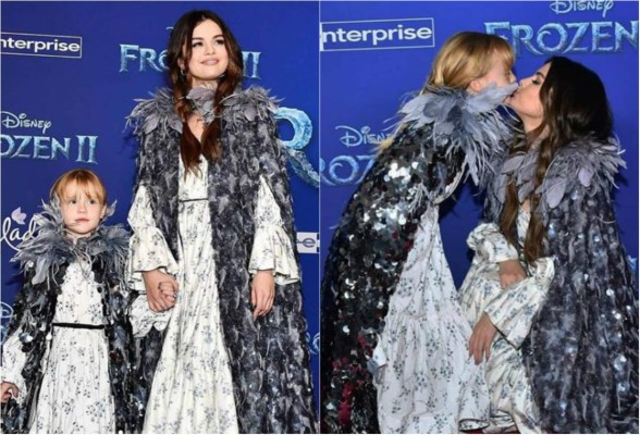 Selena Gómez cumple el sueño de su hermanita en el estreno de Frozen 2