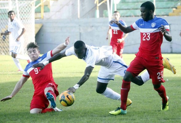 La Sub-20 de Honduras volvió a perder amistoso ante EUA