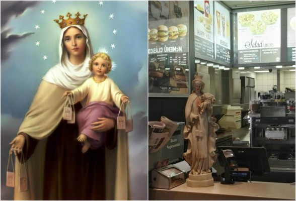 Católicos condenan decoración de Halloween en un McDonald's