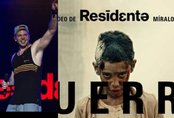 Residente lanza el desgarrador video de 'Guerra' producido por un hondureño