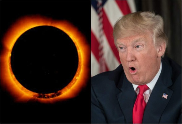 Predicen que eclipse solar pondrá fin al Gobierno de Trump