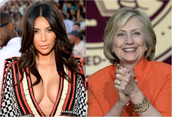 Kim Kardashian presume selfie con Hillary en pleno debate republicano