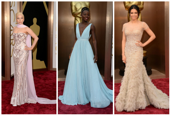 Las mejor vestidas de los premios Oscar 2014