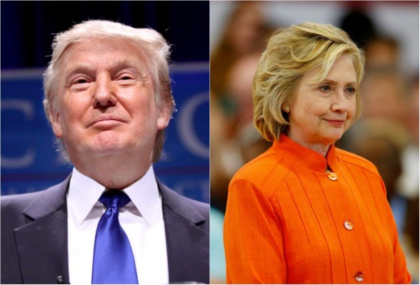 Hillary Clinton cae en las encuestas mientras Trump asciende