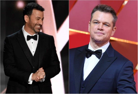 Jimmy Kimmel se burla de Matt Damon en los Oscar