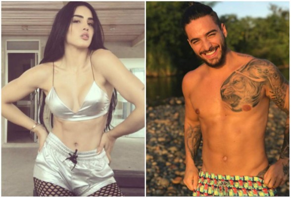 Maluma es captado besándose con candente actriz mexicana