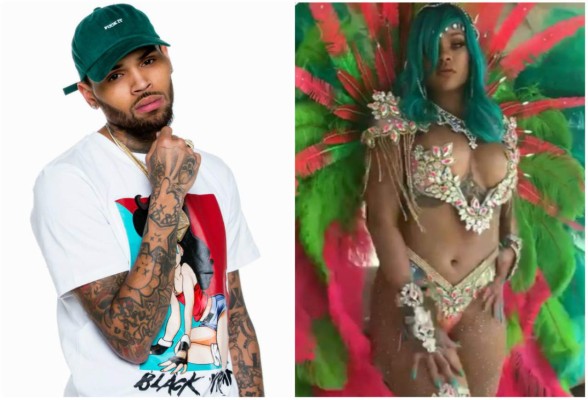 La reacción de Chris Brown ante la sensualidad de Rihanna causa polémica