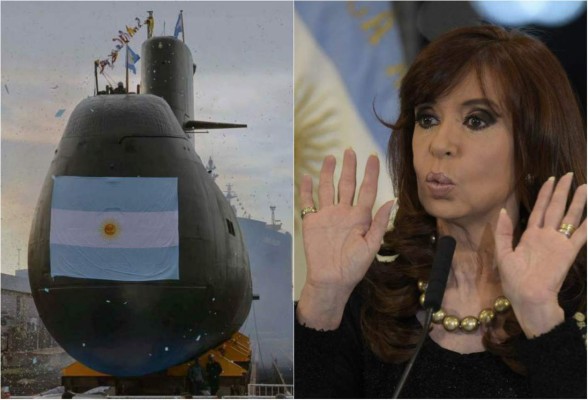 Cristina Fernández auguró 'treinta años de vida útil' para el submarino desaparecido