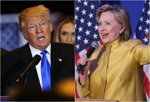 Trump y Clinton, candidatos ganadores pero impopulares   