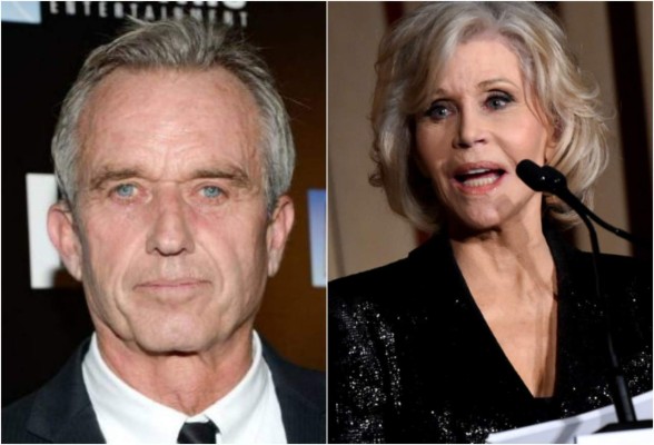 Arrestan a Robert Kennedy Jr. mientras protesta con Jane Fonda