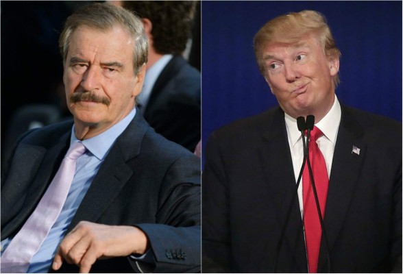 ¡Ratero! Vicente Fox arremete contra el presidente Trump