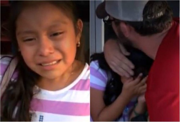 Desgarrador: Niña de inmigrantes arrestados llora desconsolada y suplica a Trump liberar a sus padres