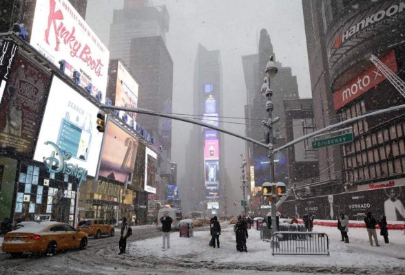 Alerta por tormenta de nieve en Nueva York
