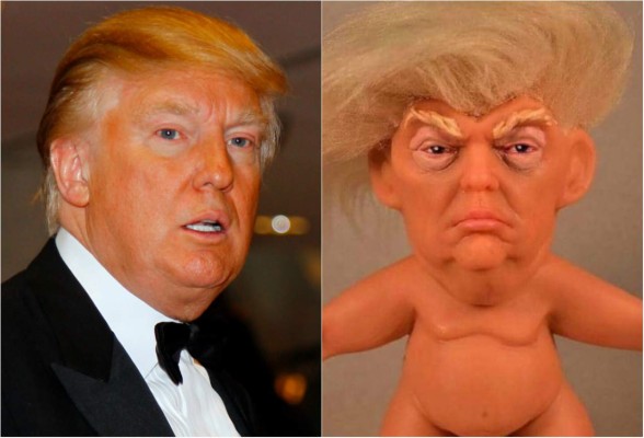 Donald Trump ya tiene su propio troll ¿se parecen?