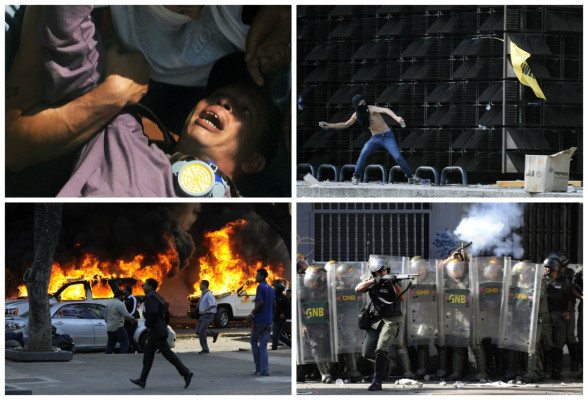 Venezuela: Tres muertos y 23 heridos por disturbios en Caracas