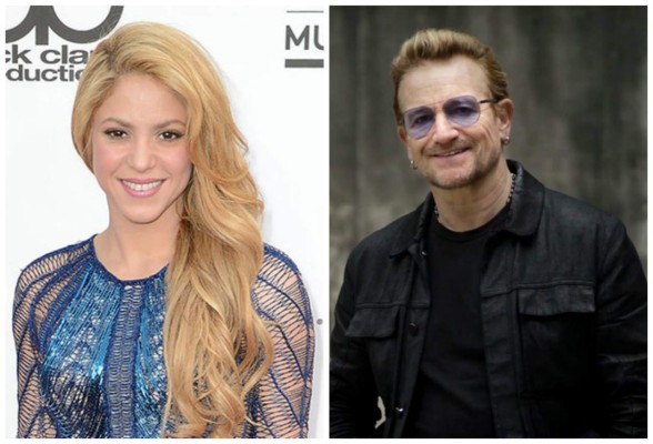 Bono honra a Shakira de la forma más espectacular