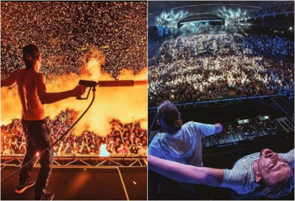 Dimitri Vegas y Like Mike provocan euforia en concierto en El Salvador