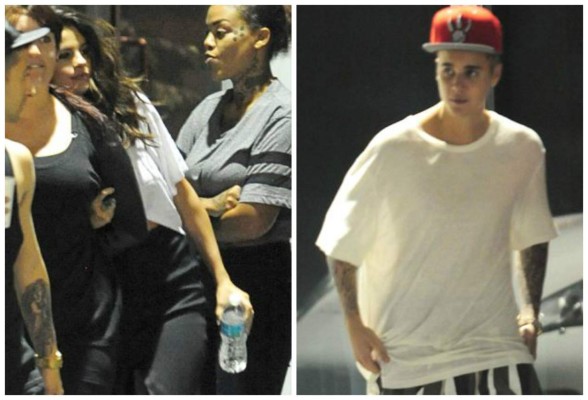 Selena Gomez y Justin Bieber juntos en estudio de grabación