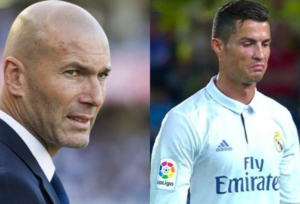 Zidane explicó el reemplazo de Cristiano Ronaldo