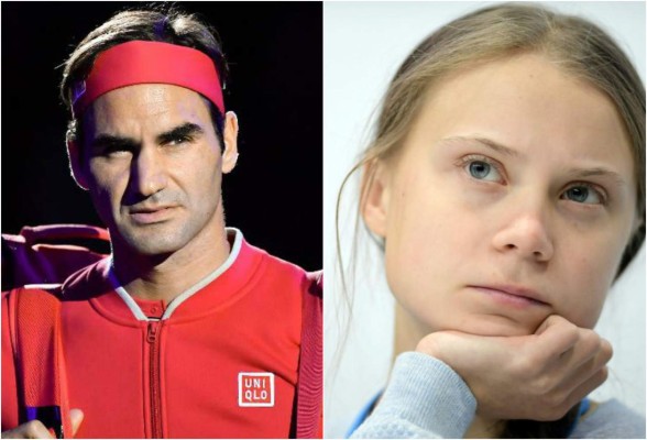 Roger Federer le responde a Greta Thunberg tras campaña en su contra