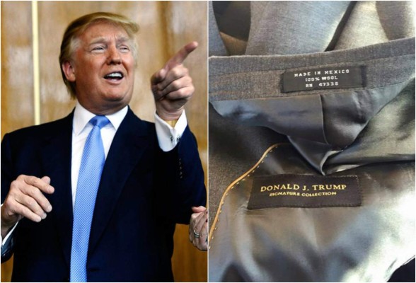 Insólito: Línea de ropa de Trump es fabricada en México