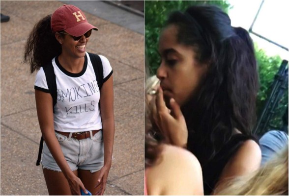 La camiseta 'castigo' de Malia Obama