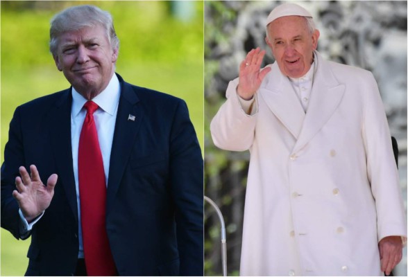Trump busca reunirse con el Papa Francisco en el Vaticano