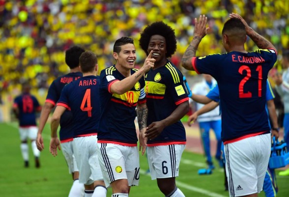 Colombia se acerca al Mundial de Rusia y Ecuador se aleja