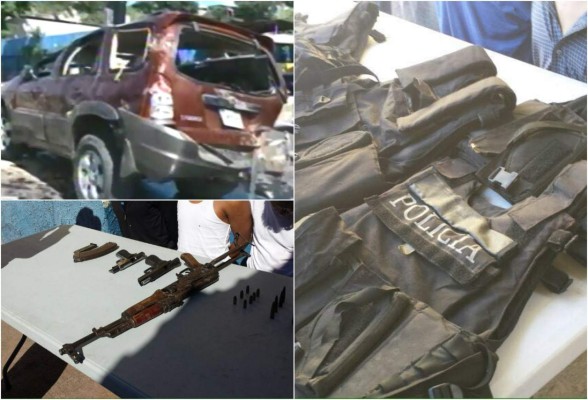 Caen siete supuestos pandilleros tras persecución en Tegucigalpa