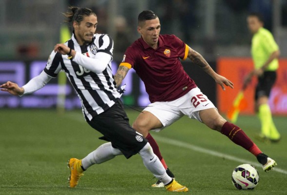 La Roma y Juventus se reparten punto en el calcio