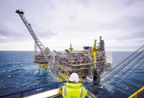 El colapso del petróleo golpea al Mar del Norte