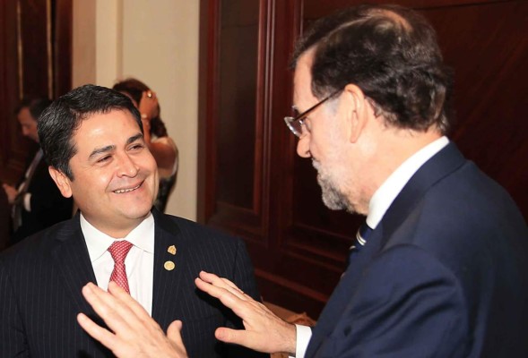 Juan Orlando Hernández se reúne el miércoles con el rey Felipe de España