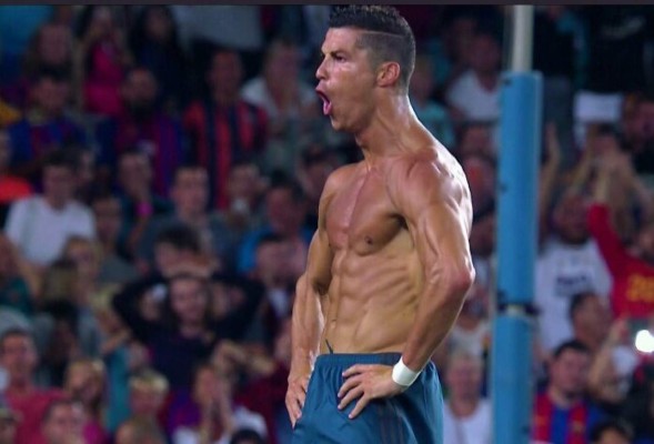 Cristiano Ronaldo imitó a Messi y causa revuelo con su festejo