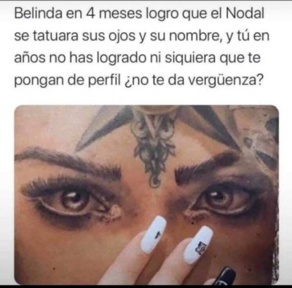 El cantante mexicano decidió tatuarse los ojos de su amada en el pecho, lo que ha provocado una lluvia de memes en redes sociales.