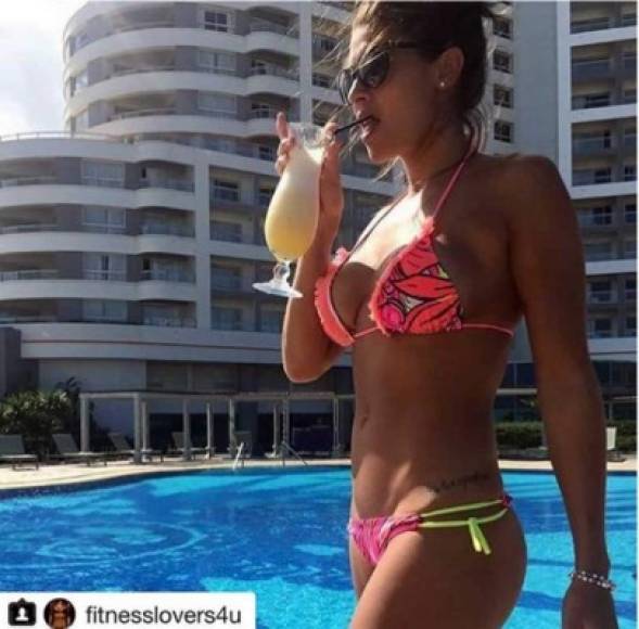 Ivana Nadal también es amante del fitness.