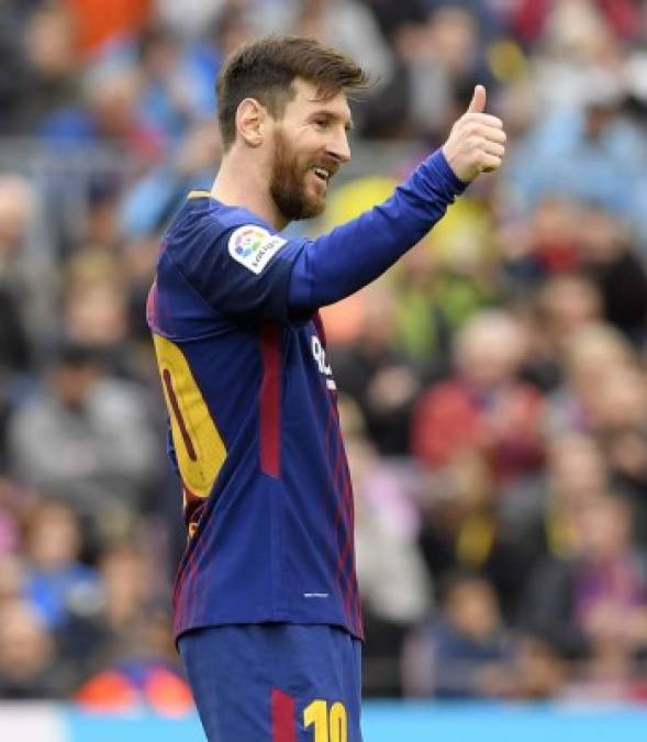 2. Lionel Messi (Barcelona) 29 goles (58 puntos).