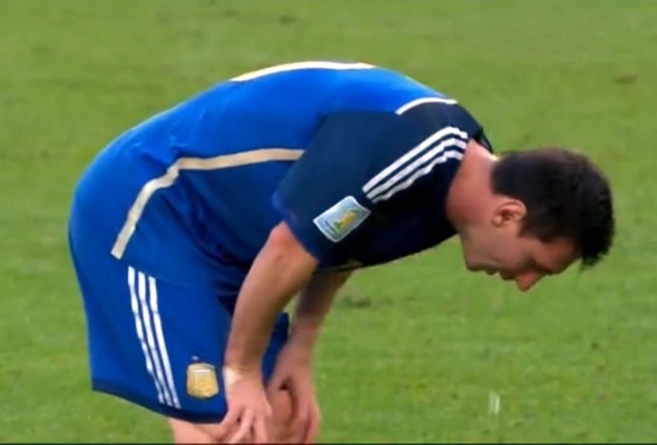 Video: Messi vomitó en la final del Mundial