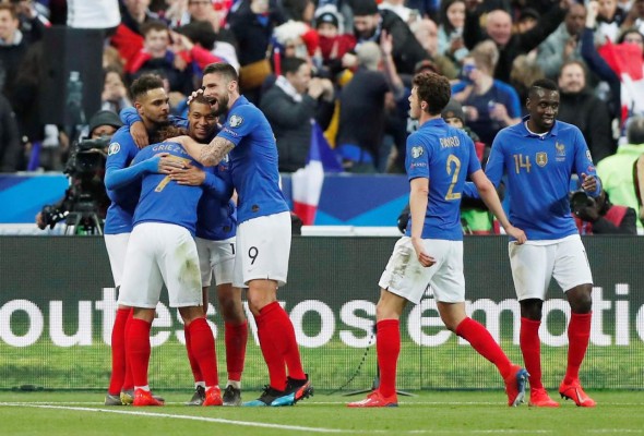 Video: Francia se da festín ante Islandia en duelo de cara a la Eurocopa 2020