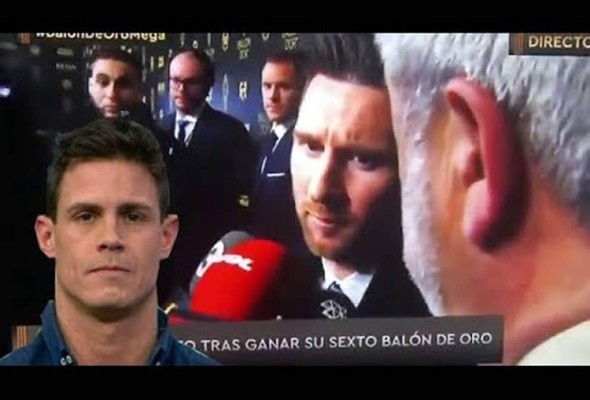 VIDEO: El desplante de Messi al periodista Edu Aguirre, 'amigo' de Cristiano Ronaldo