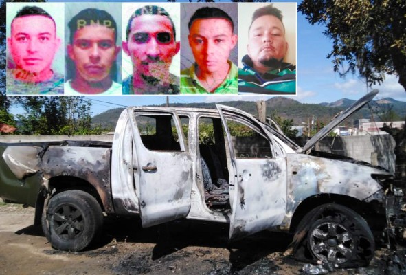 Contiguo a base militar asesinan a cinco hombres en Intibucá