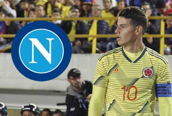 El Napoli confirma interés en fichar al colombiano James Rodríguez