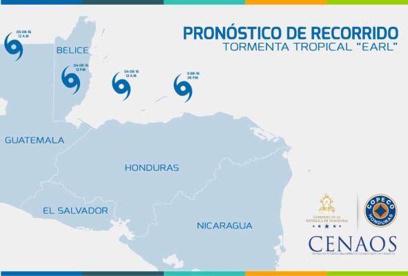 Earl se vuelve huracán dejando fuertes lluvias en Honduras