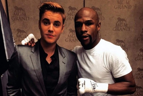 Justin Bieber apostó 1,16 millones de dólares al triunfo de Mayweather