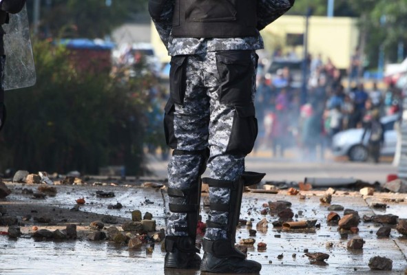 Disturbios del MEU y oposición empañan la fiesta patria en Tegucigalpa