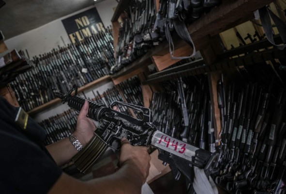 Entre 400 y 500 mil armas circulan en Honduras legalmente