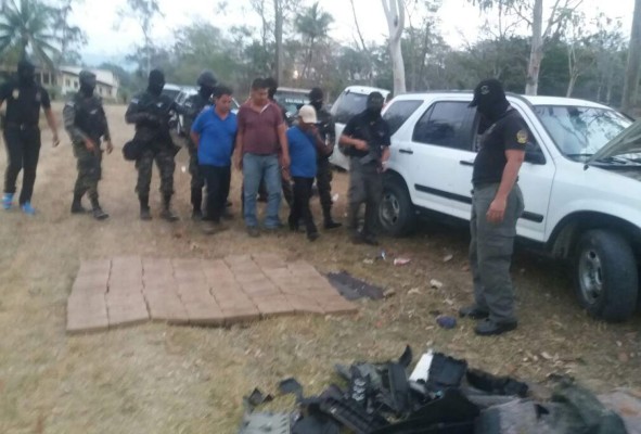 Decomisan 78 kilos de supuesta cocaína en el occidente de Honduras
